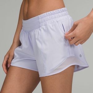 Lululemon Pastel Blue Hotty Hot Short 4”